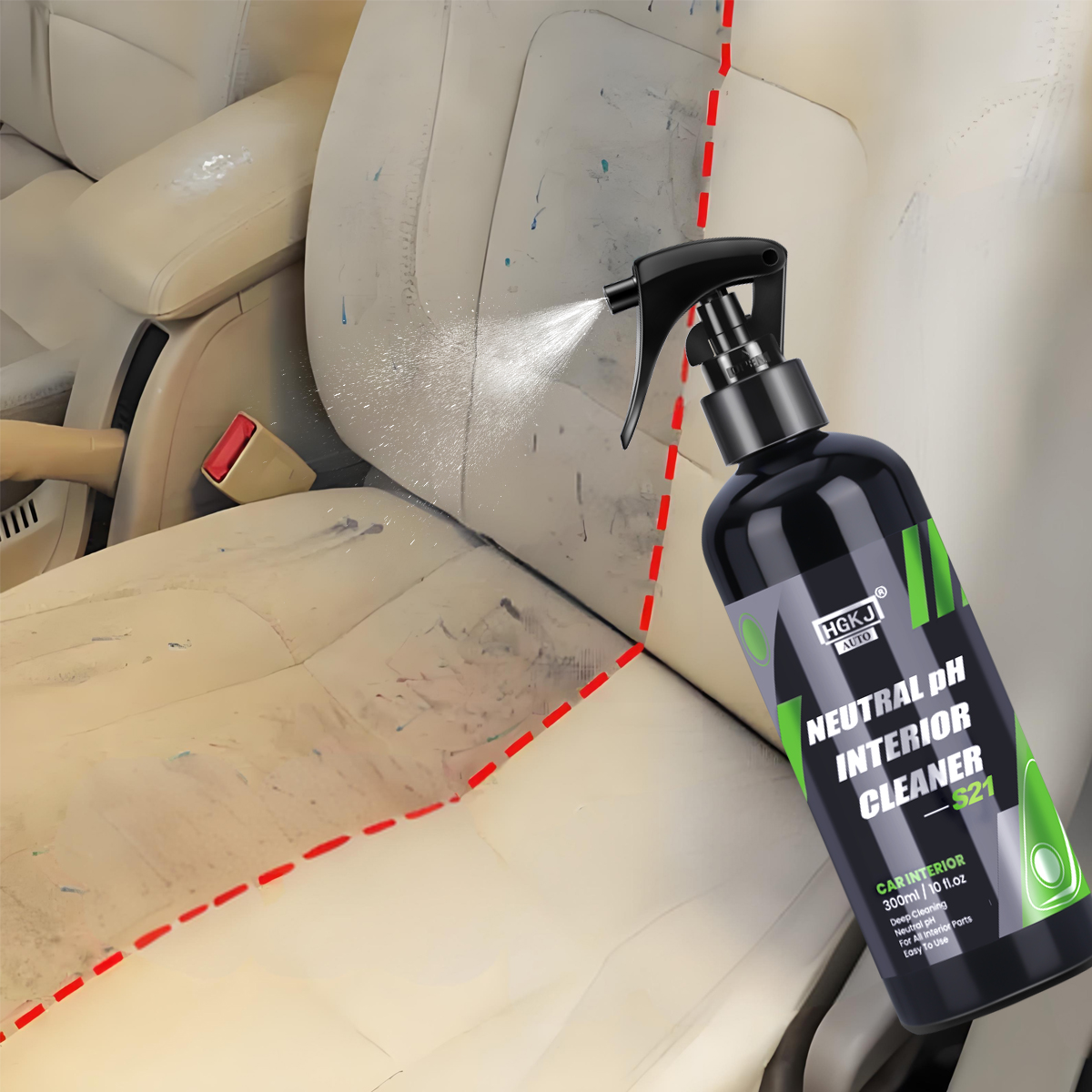 Seat Cleaner Fabric - Car Interior Cleaner Agent Ceiling Cleaner