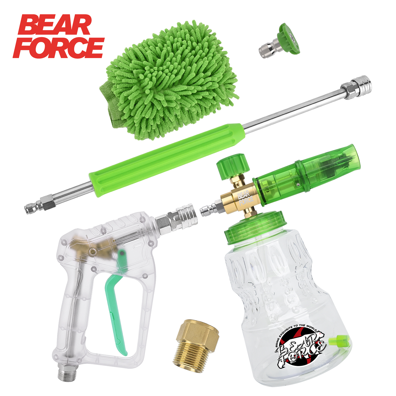 Pressure Washer Foam Gun - Bear Force Car Wash Pressure Washer