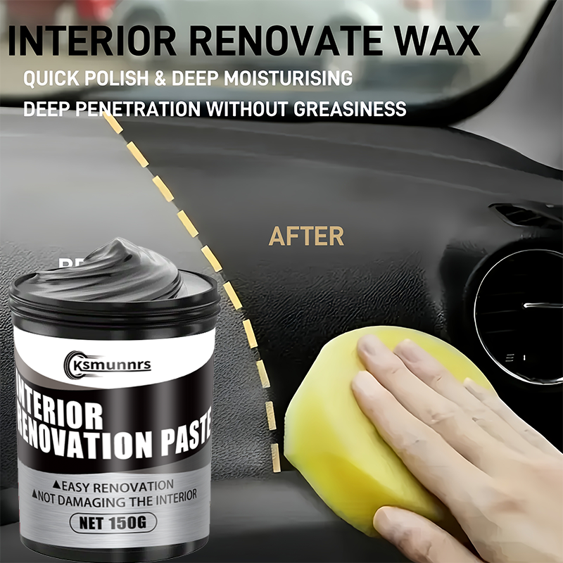Leather Cleaner Interior - Professional car interior renovation cream, renovation