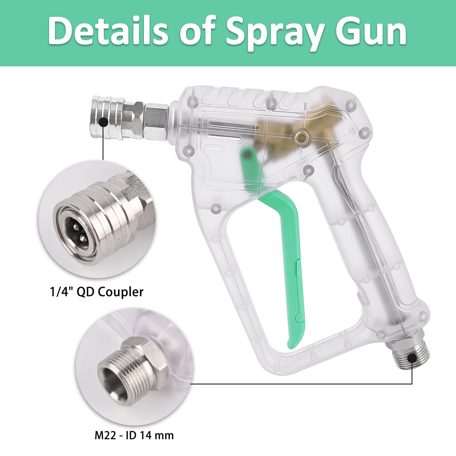 High Pressure Washer Gun with  - Pressure Washer Foam Gun incelemesi ve fiyatı