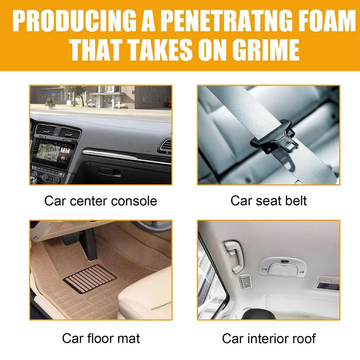 Car Foam Cleaner Neutral PH fo - Seat Cleaner Fabric incelemesi ve fiyatı