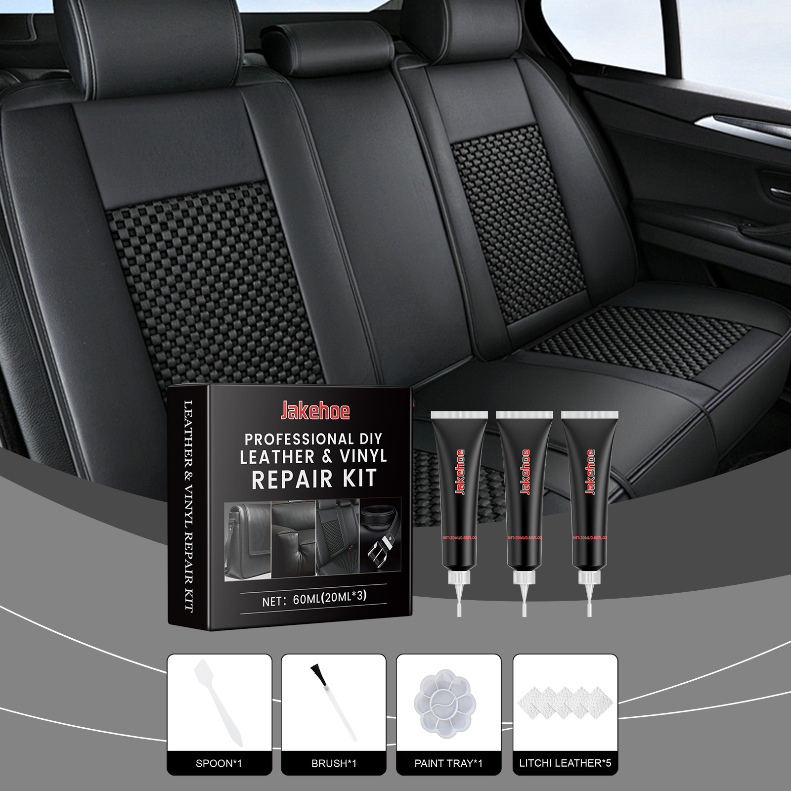 Leather Repair Kit - Cleaner & - Leather Cleaner Interior incelemesi ve fiyatı