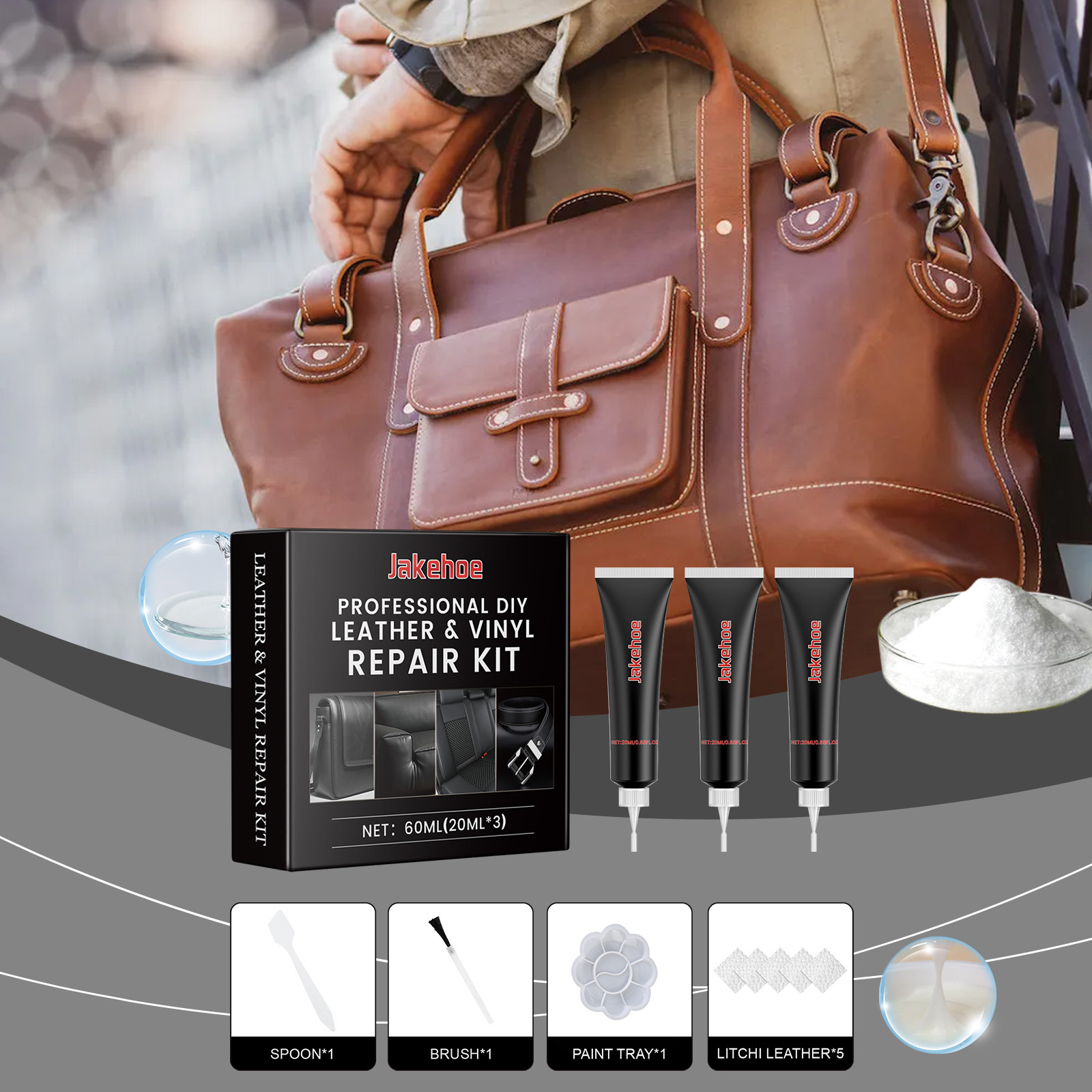 Leather Repair Kit - Cleaner & - Leather Cleaner Interior incelemesi ve fiyatı