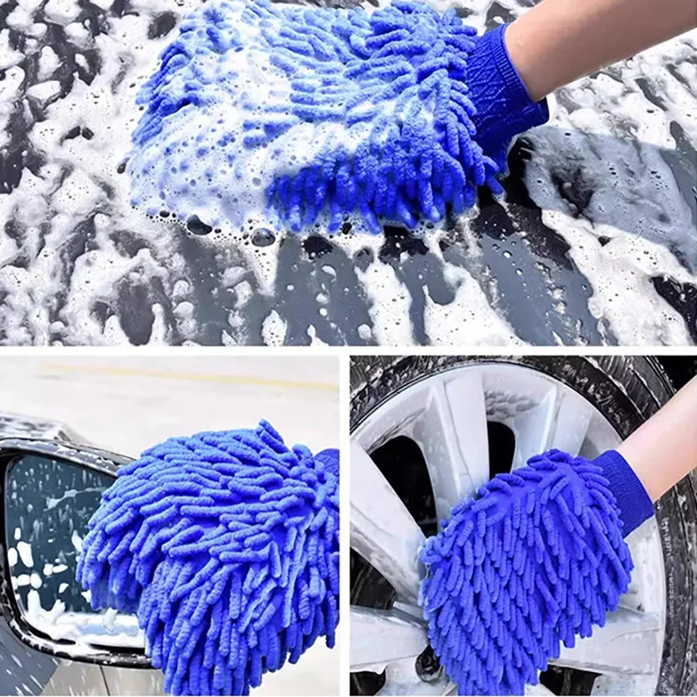 1-2Pcs Blue Microfiber Chenill - Microfiber Towel Detailing incelemesi ve fiyatı