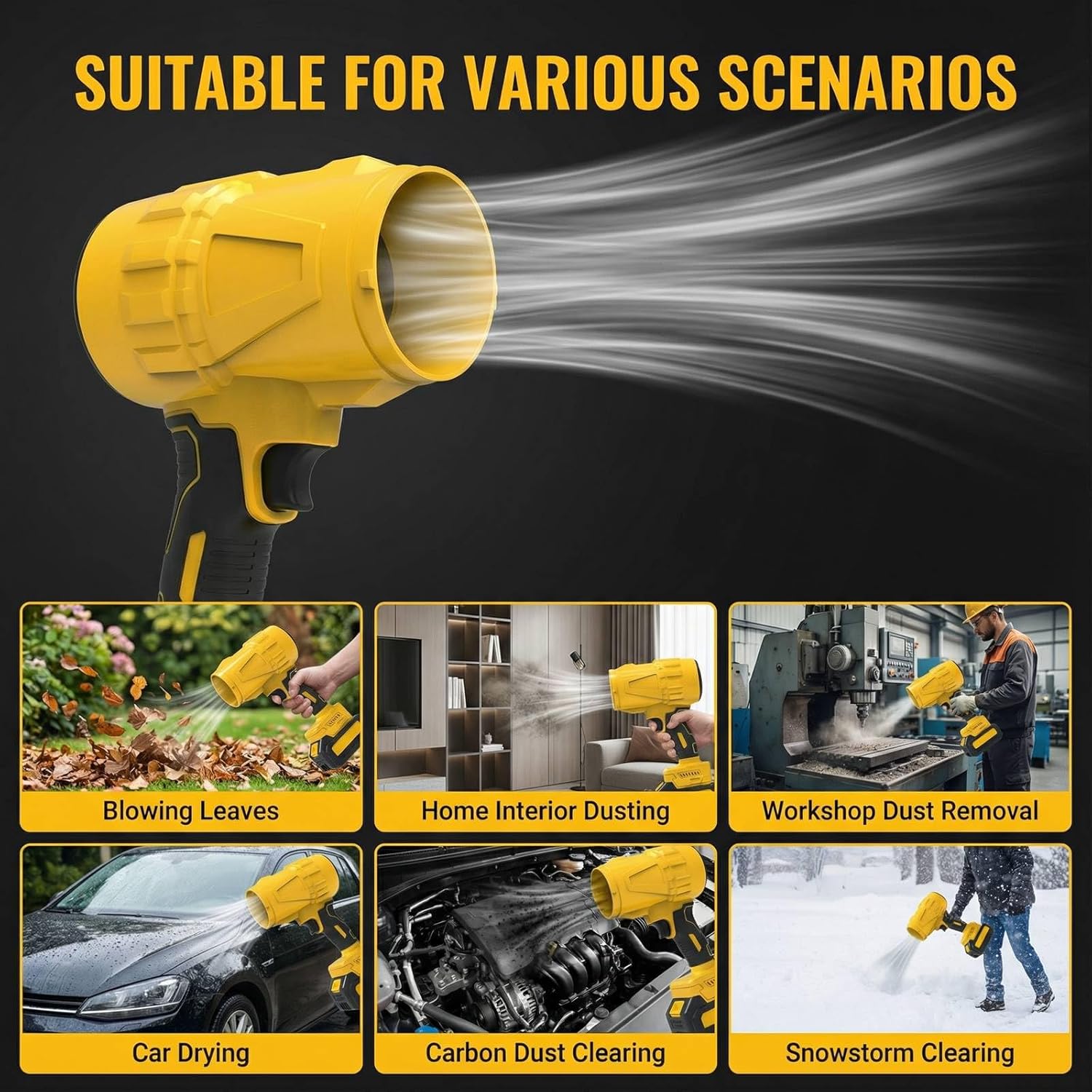 Wireless blower brushless turb - Dryer Car Blower incelemesi ve fiyatı