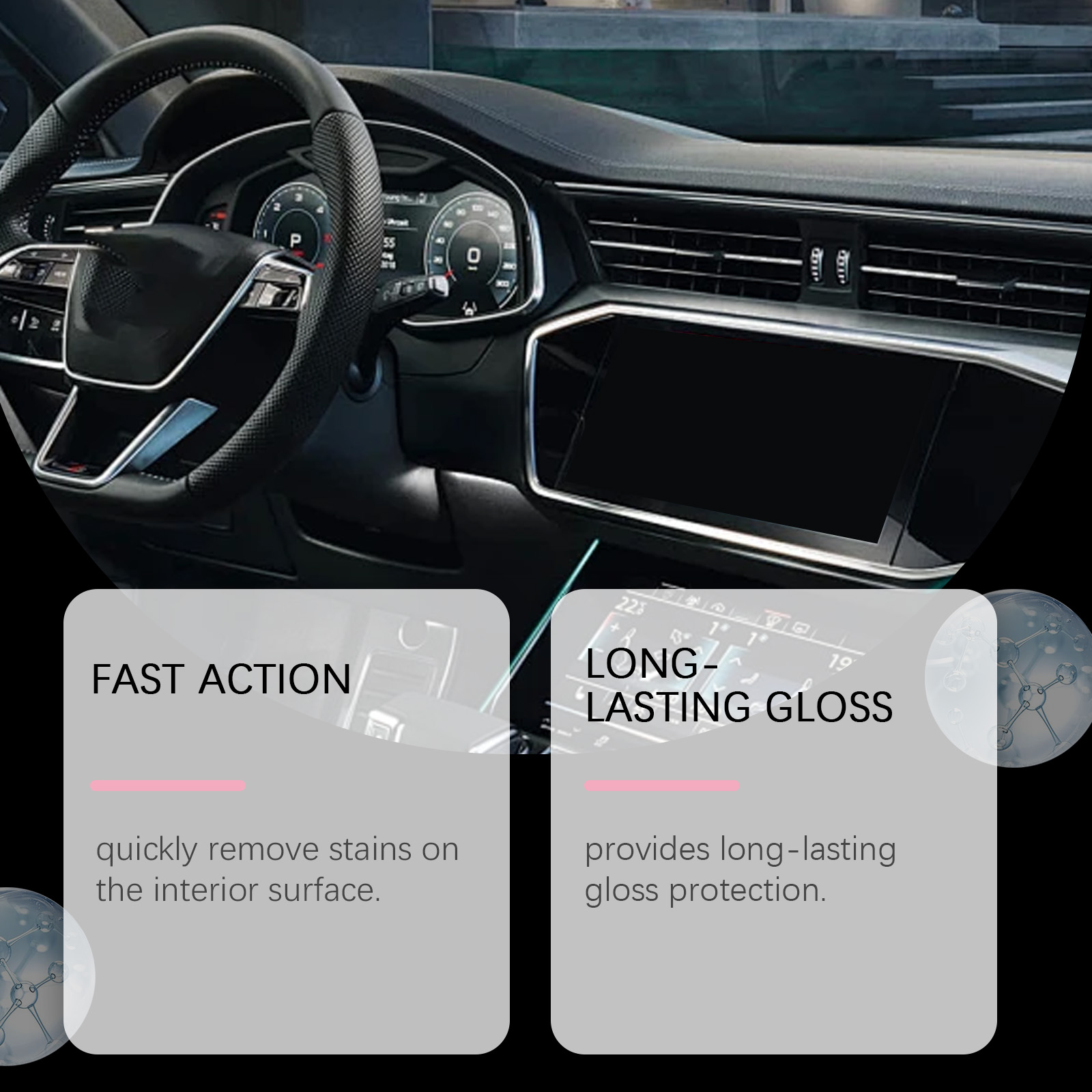 100ml Auto Interior Polish Car - Leather Cleaner Interior incelemesi ve fiyatı