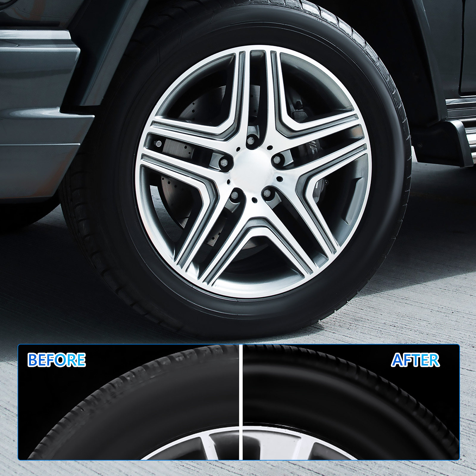 1Set Tire Shine Brush Nylon So - Car Cleaning Brush incelemesi ve fiyatı