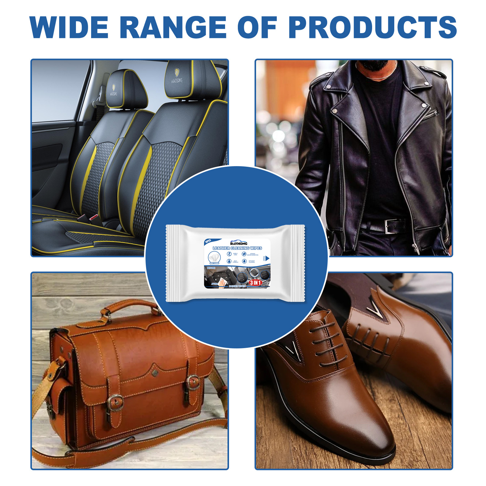 Car Leather Cleaning Wipes, Se - Dirt Brush Interior incelemesi ve fiyatı