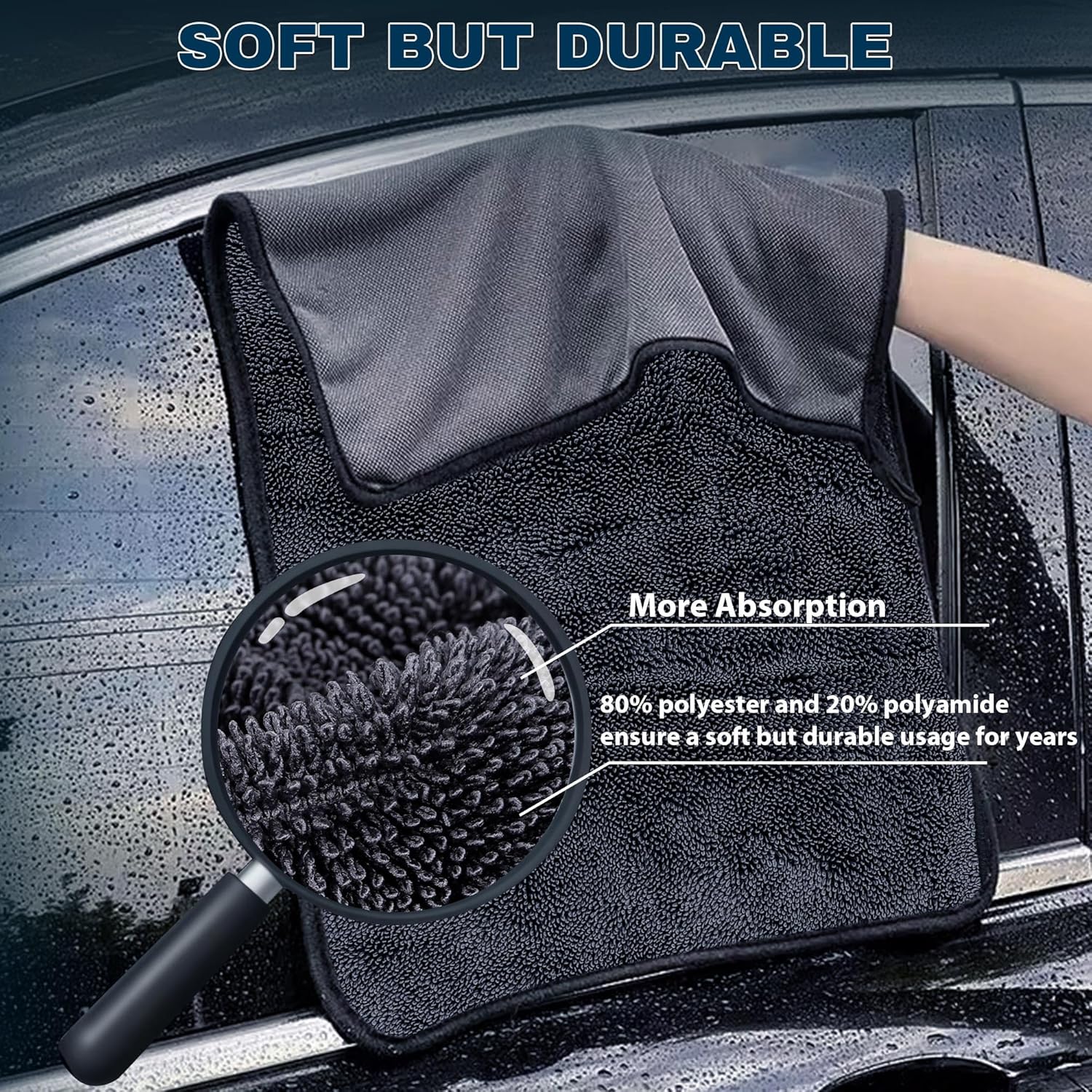 4PCS Microfiber Car Drying Tow - Microfiber Towel Detailing incelemesi ve fiyatı
