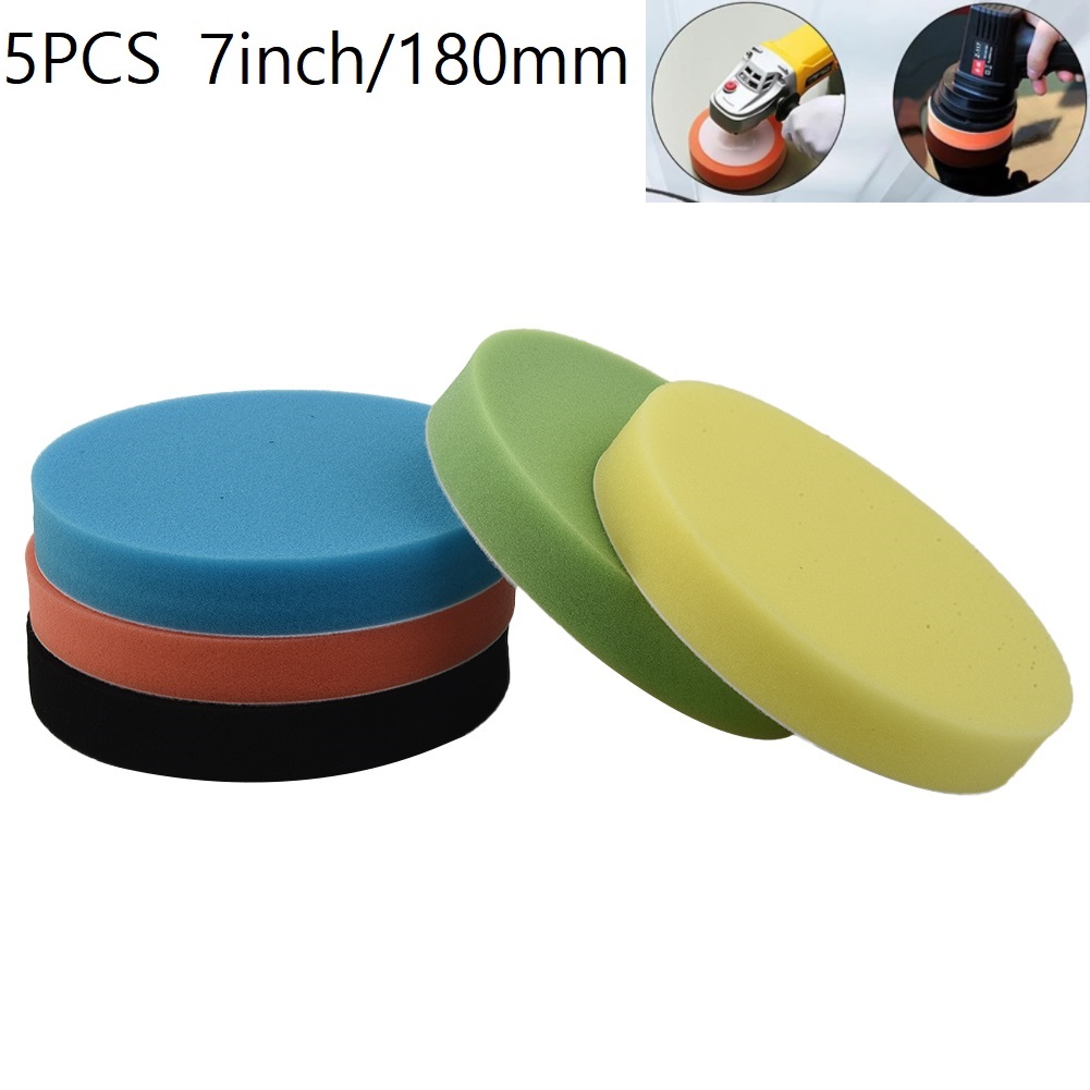 5 Pcs Sponge Polishing Pad 7In - Polish Pad Set Buffer incelemesi ve fiyatı