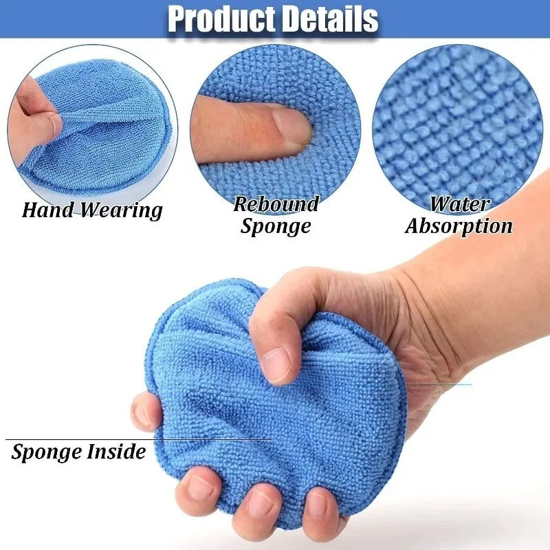 10Pcs Car Detailing Applicator - Wax Applicator Pad incelemesi ve fiyatı