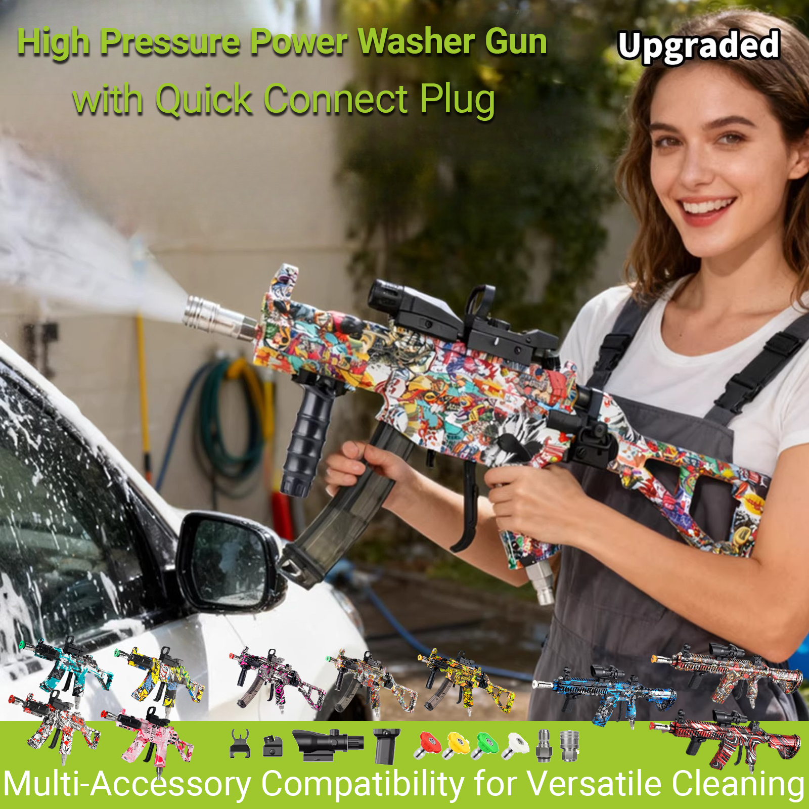High Pressure Power Washer Gun - Foam Cannon Car Wash incelemesi ve fiyatı