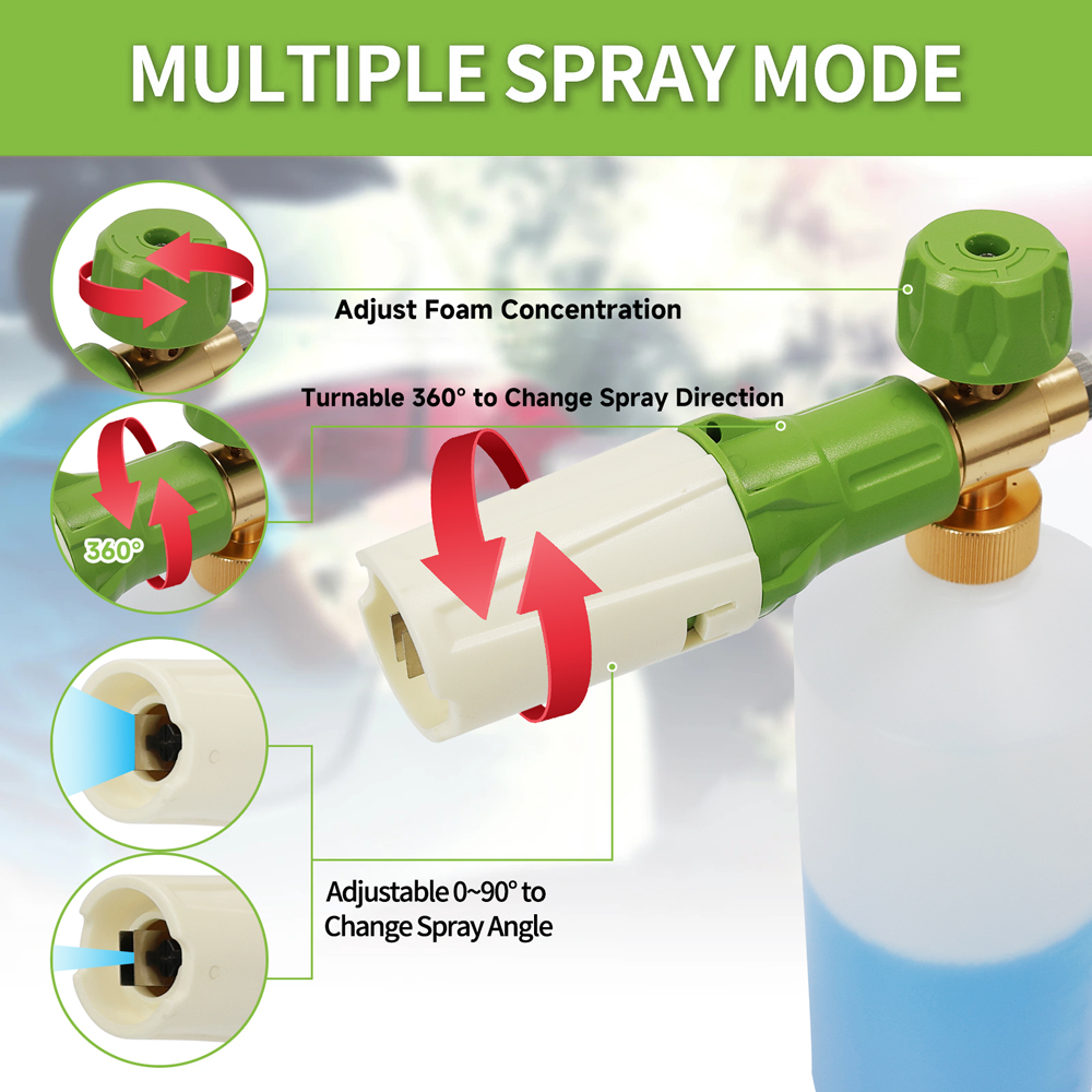 Aluminum Foam gun Lance Foam c - Foam Cannon Car Wash incelemesi ve fiyatı