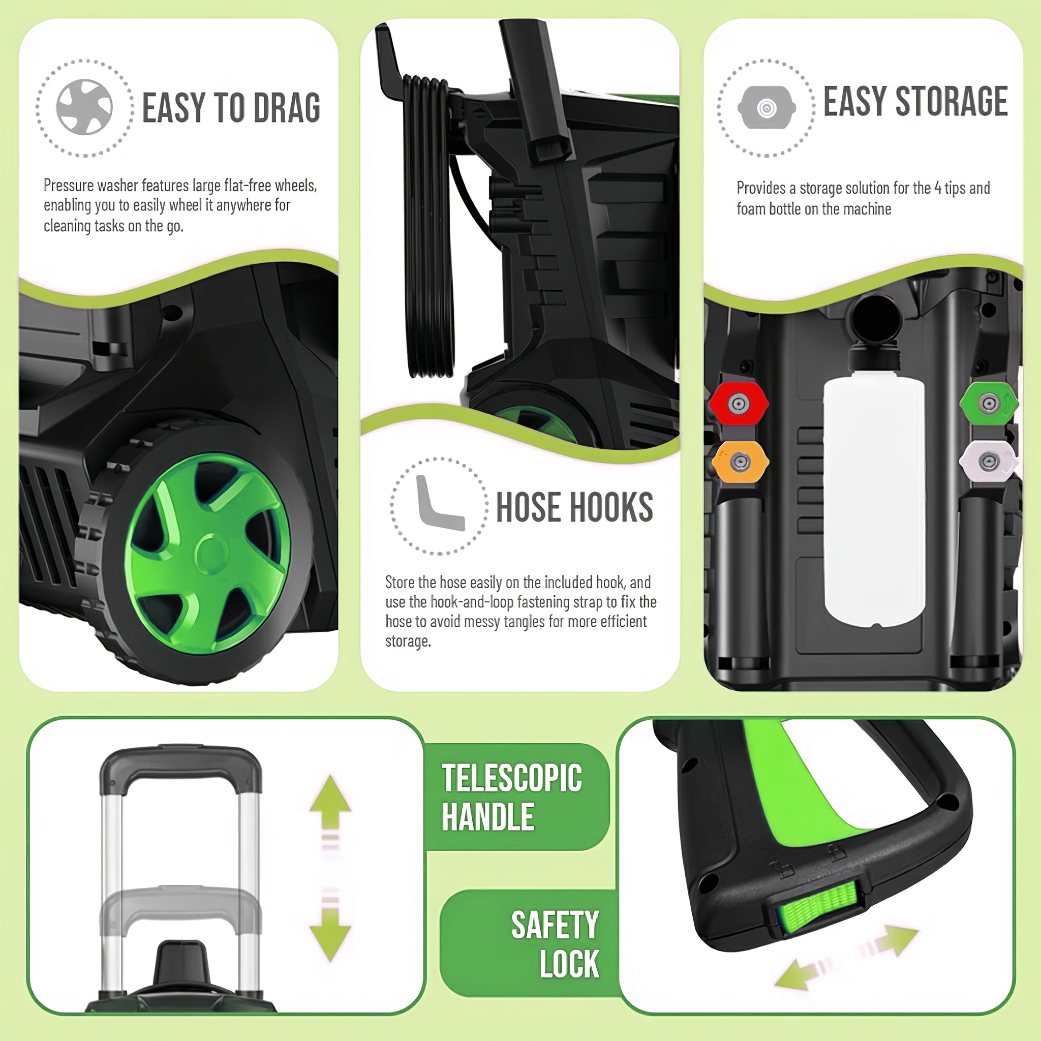 Electric Pressure Washer Power - Foam Cannon Car Wash incelemesi ve fiyatı