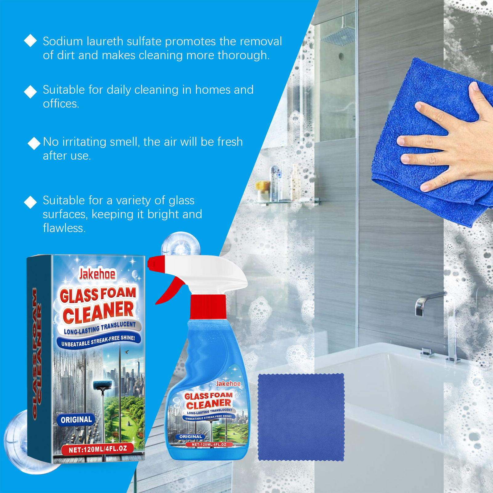 Foaming Glass Cleaner Spray St - Glass Cleaner Streak incelemesi ve fiyatı
