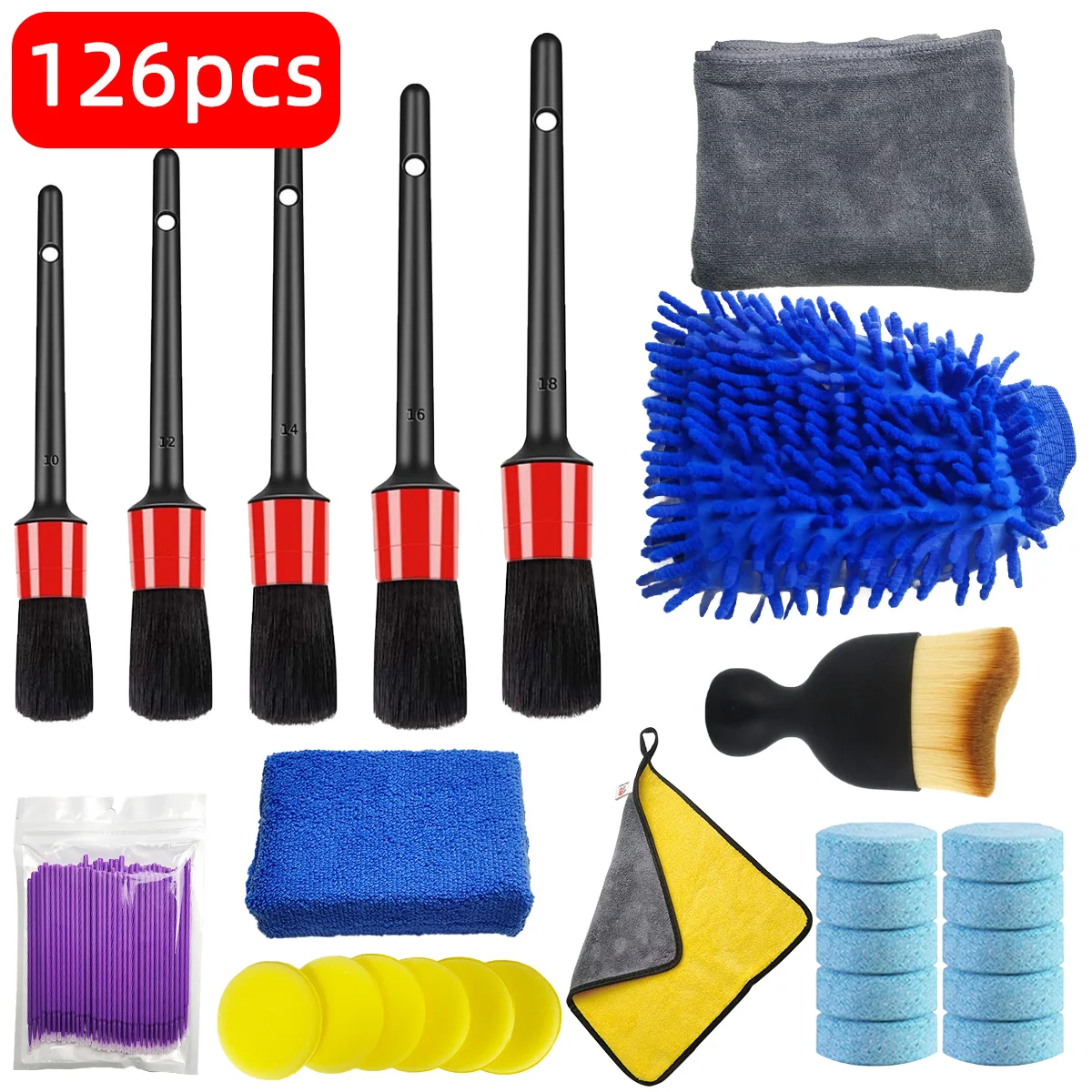 126-Piece Car Detail Cleaning  - Dirt Brush Interior incelemesi ve fiyatı