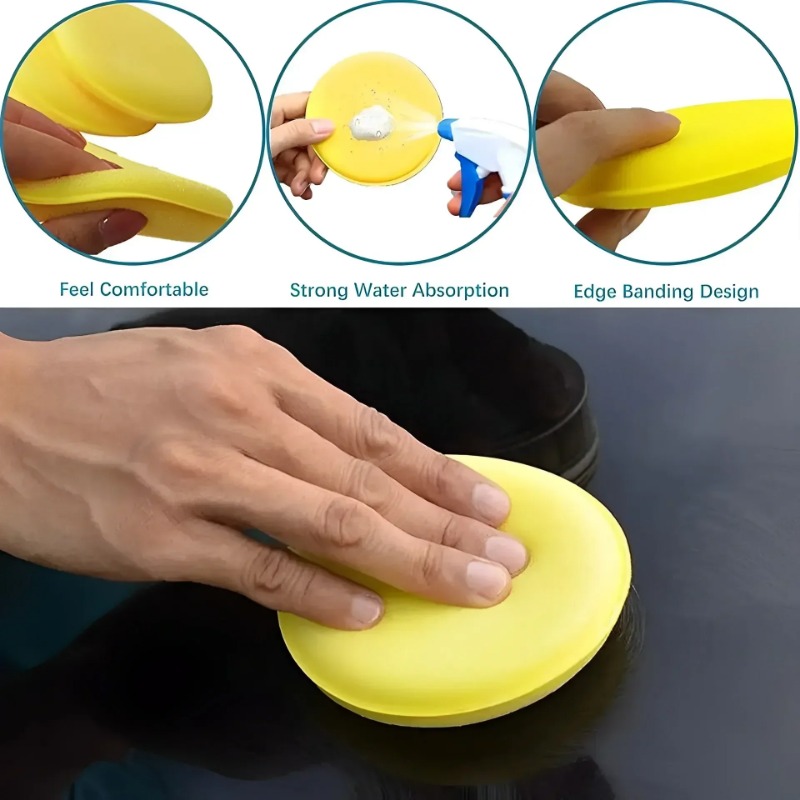 6PCS Car Care Foam Wax Applica - Wax Applicator Pad incelemesi ve fiyatı