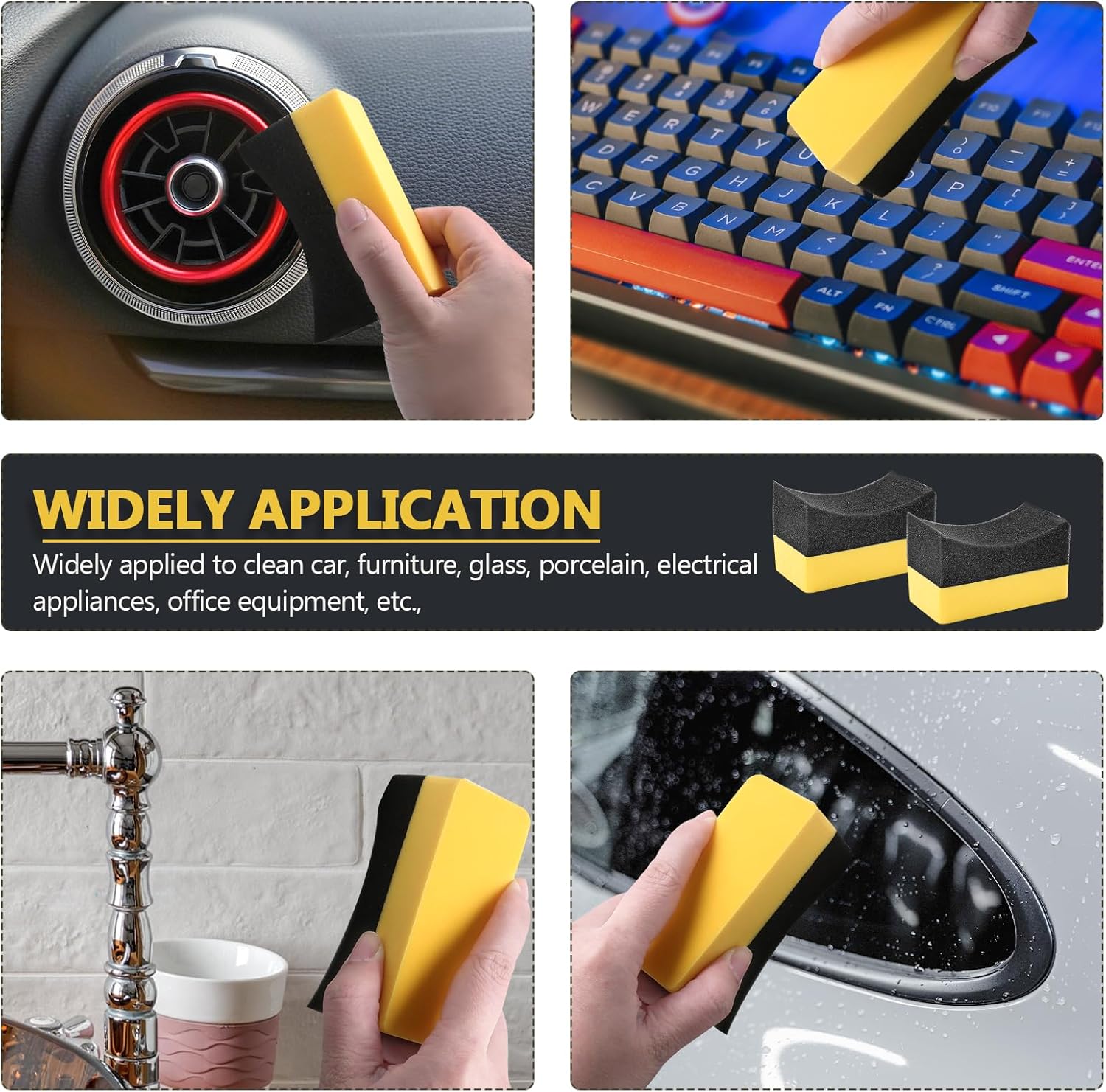 Auto Cleaning Sponge Brush Wax - Wax Applicator Pad incelemesi ve fiyatı