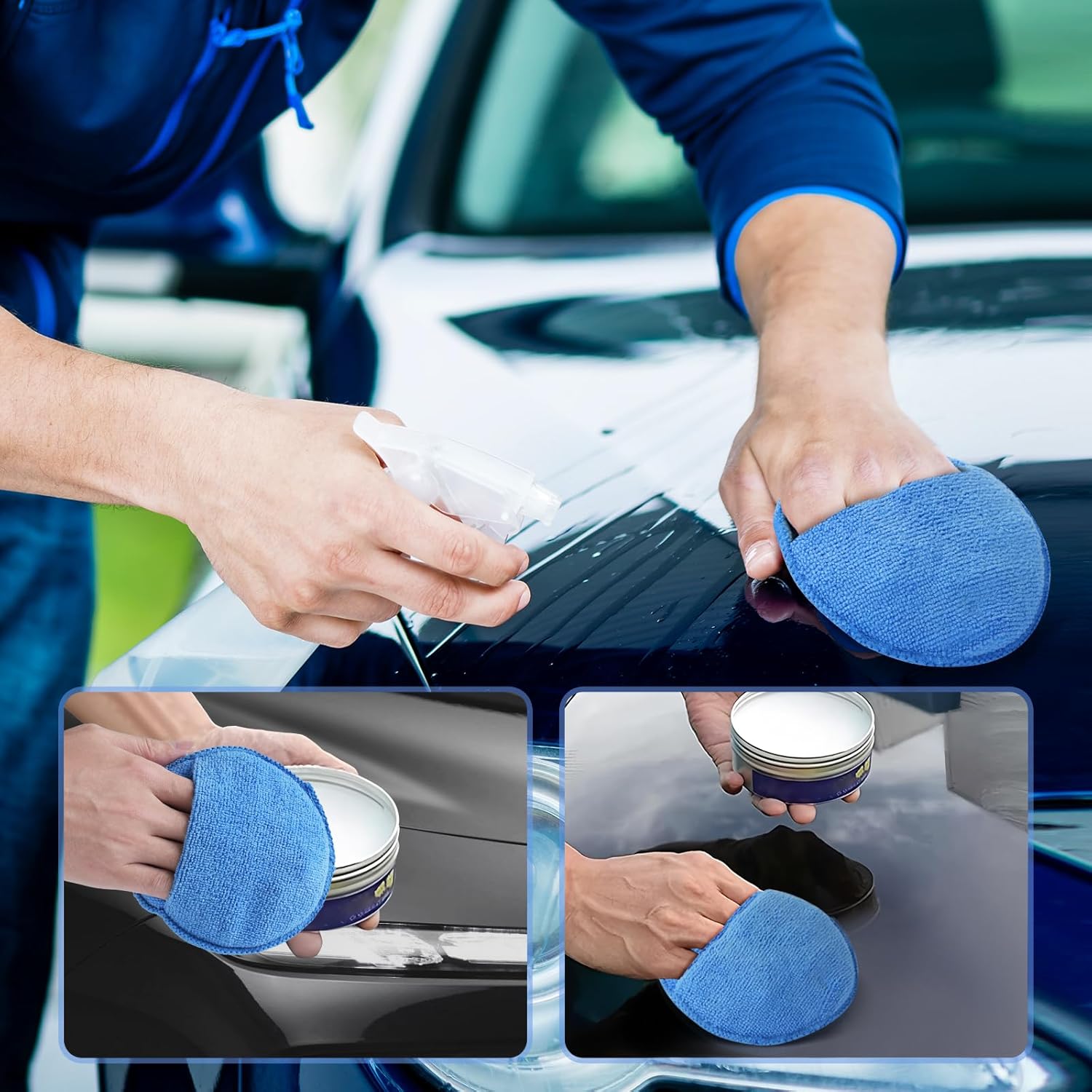 Auto Cleaning Sponge Brush Wax - Wax Applicator Pad incelemesi ve fiyatı