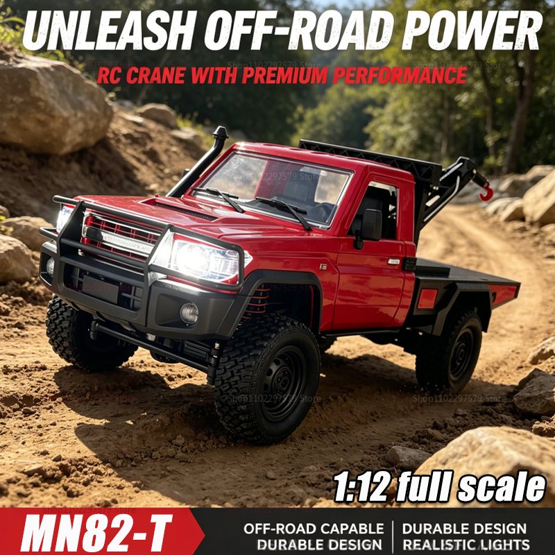 New MN82T RC Crawler 2.4G 4WD  - Dirt Brush Interior incelemesi ve fiyatı
