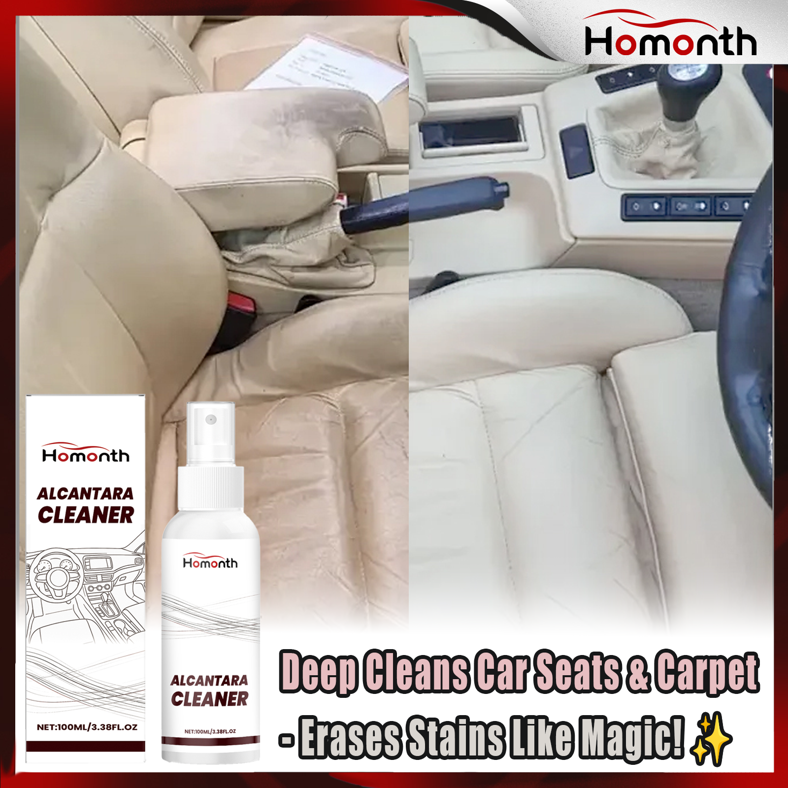 Car Interior Cleaning Spray Ca - Seat Cleaner Fabric incelemesi ve fiyatı
