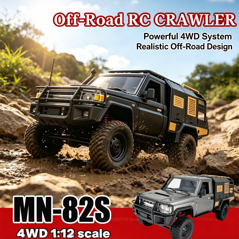 MN82 MN82S RC Crawler Truck 1/ - Dirt Brush Interior incelemesi ve fiyatı