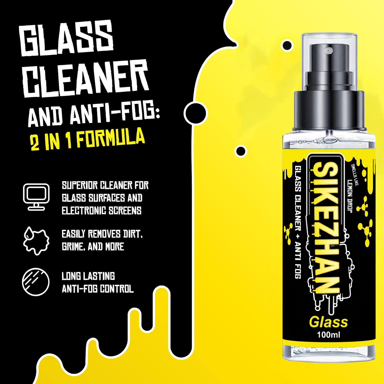 2-in-1 Anti-Fog Spray & Glass  - Glass Cleaner Streak incelemesi ve fiyatı
