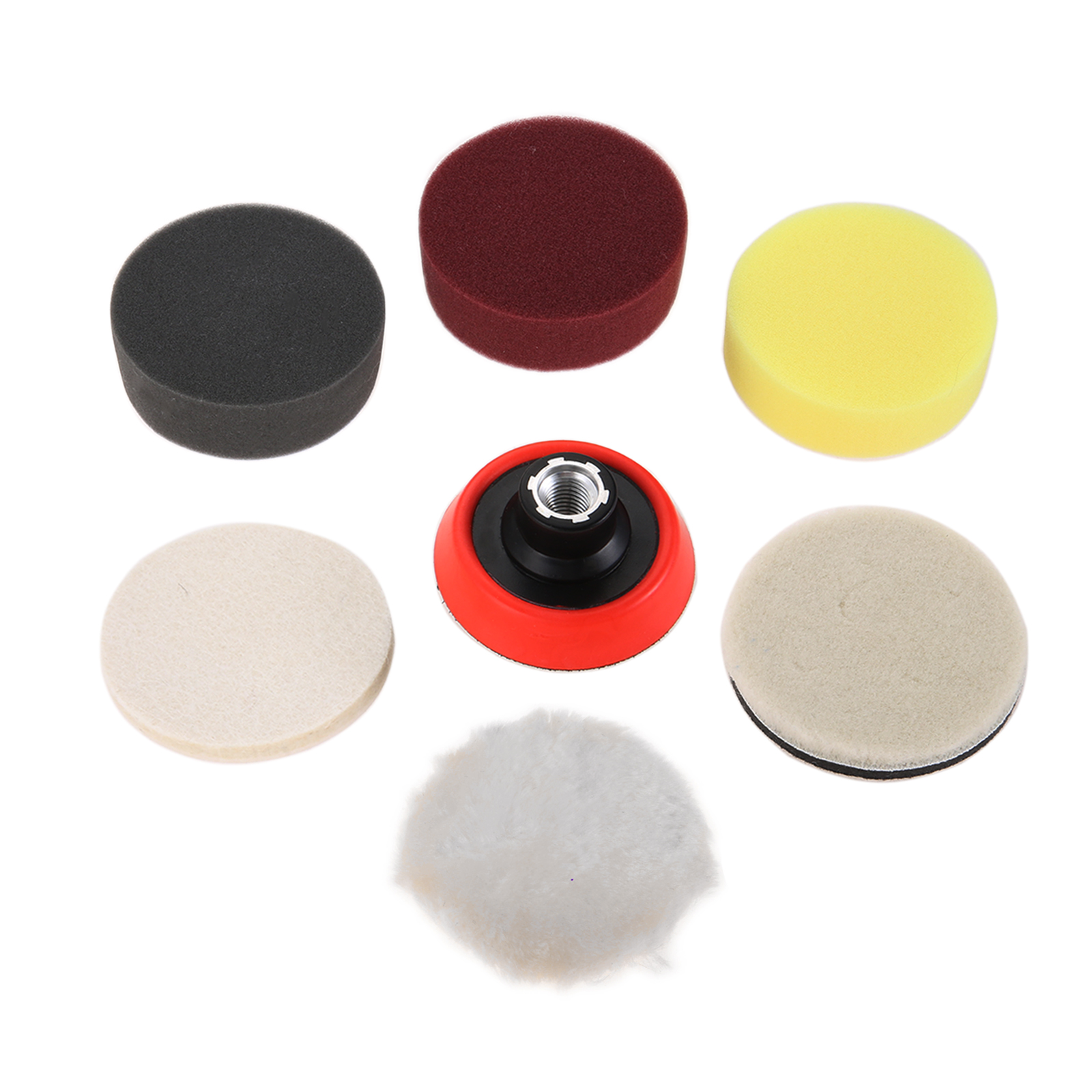 mtsooning 7Pcs/set Car Drill P - Polish Pad Set Buffer incelemesi ve fiyatı