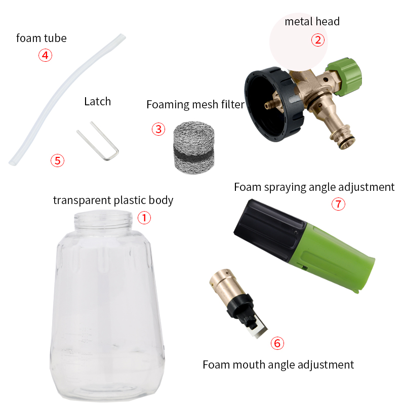 Car Wash Accessories Snow Foam - Pressure Washer Foam Gun incelemesi ve fiyatı