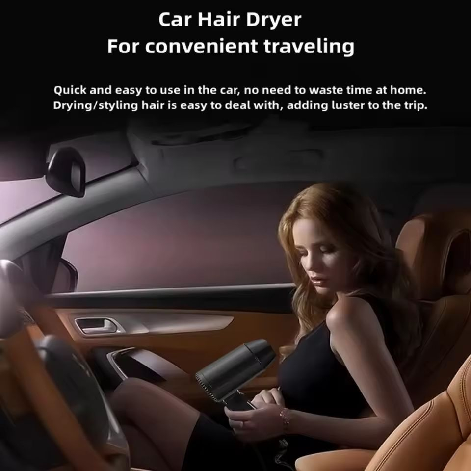 Portable 12V Folding Car Hair  - Dryer Car Blower incelemesi ve fiyatı
