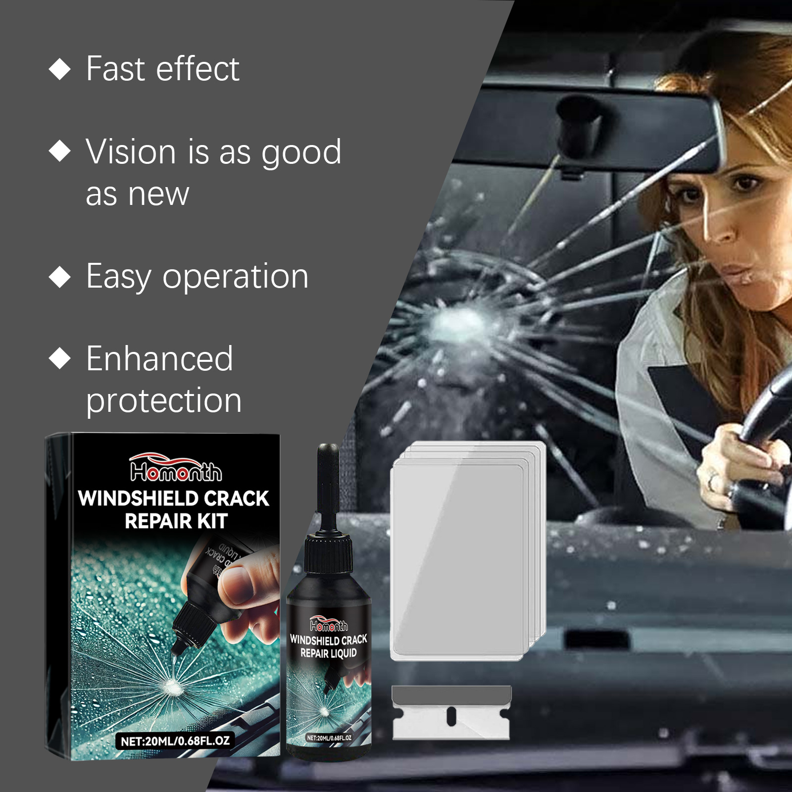 Car Glass Care Kit, Profession - Glass Cleaner Streak incelemesi ve fiyatı