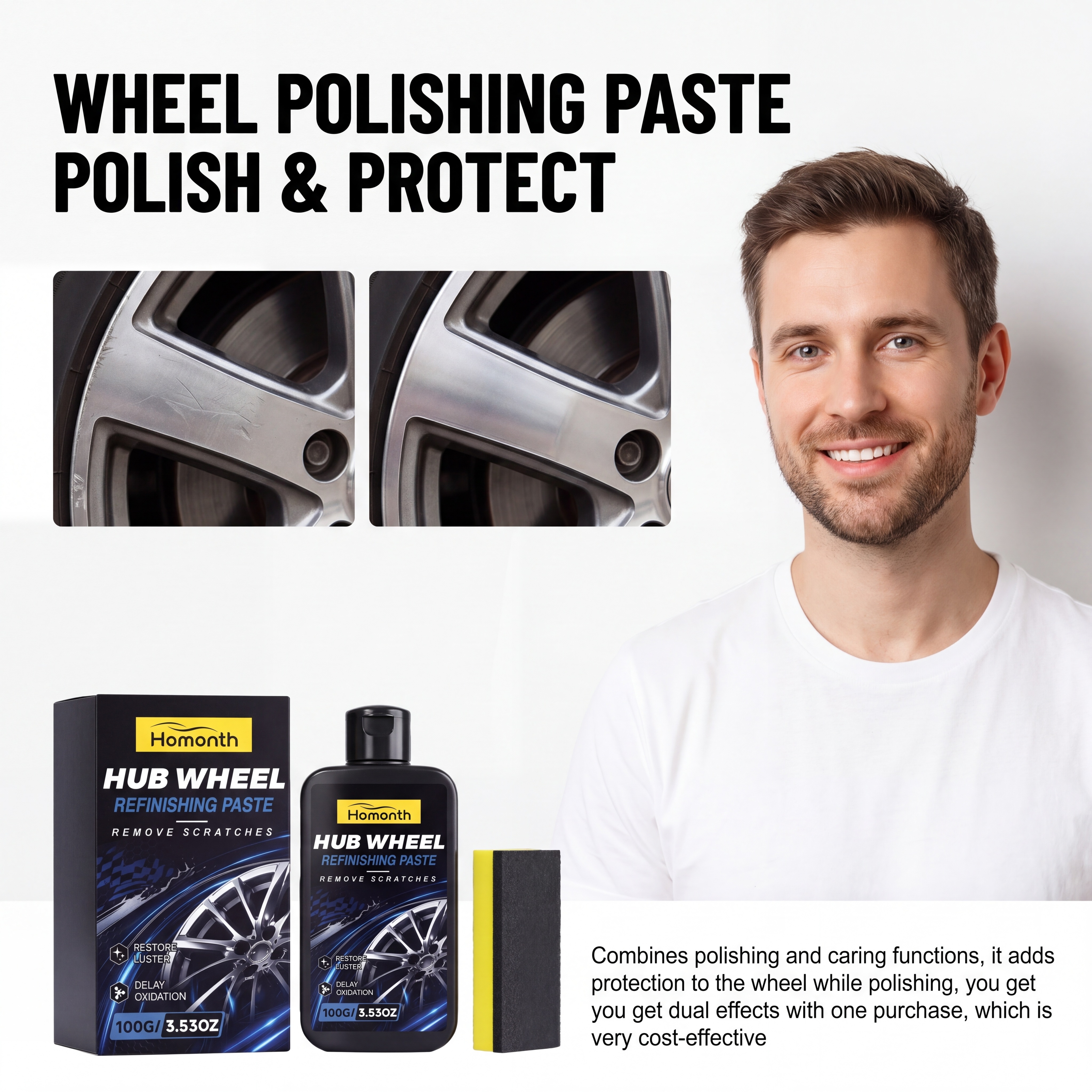 Wheel Polish Paste Scratch Rem - Wheel Cleaner Alloy incelemesi ve fiyatı