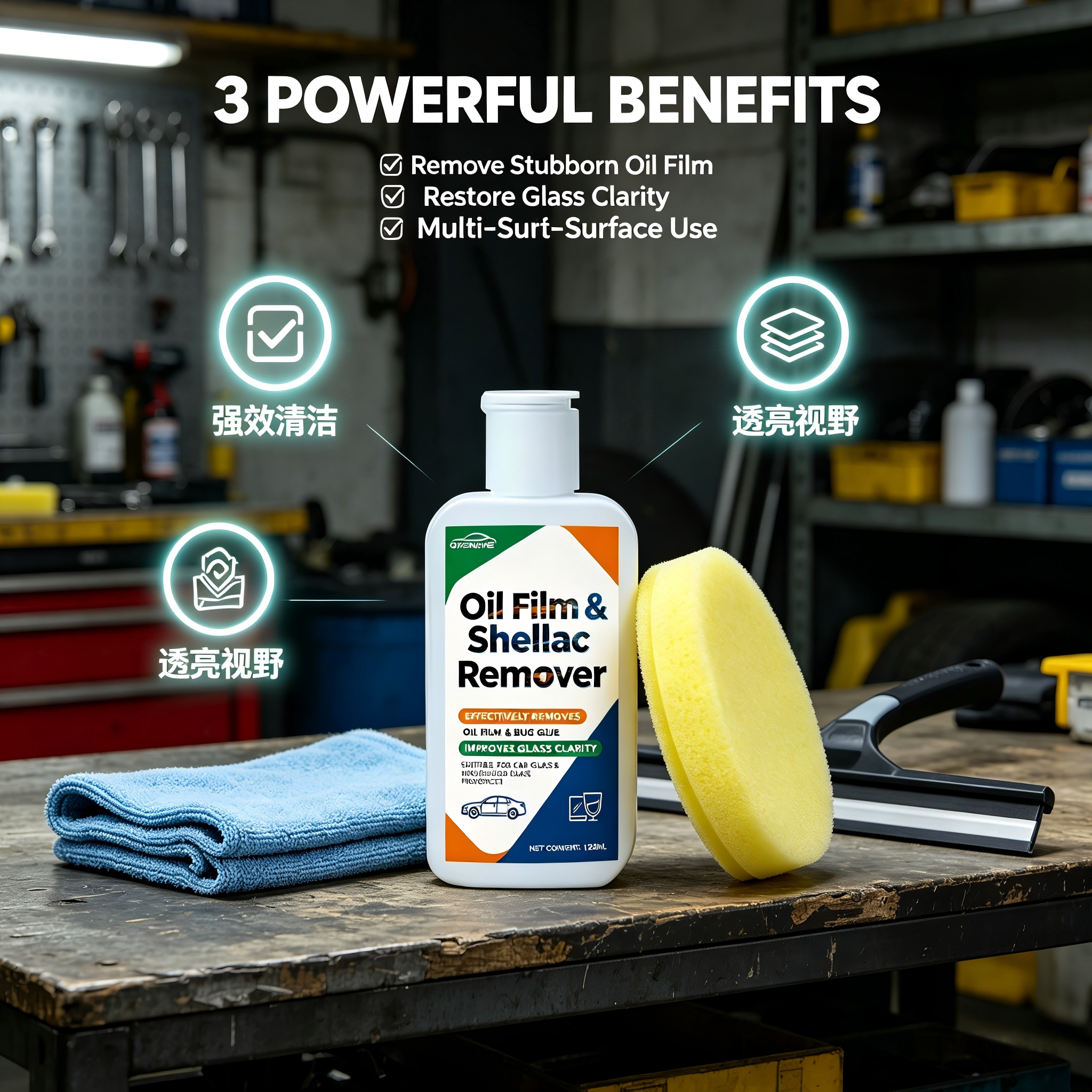 120ML Car Windshield Oil Film  - Glass Cleaner Streak incelemesi ve fiyatı