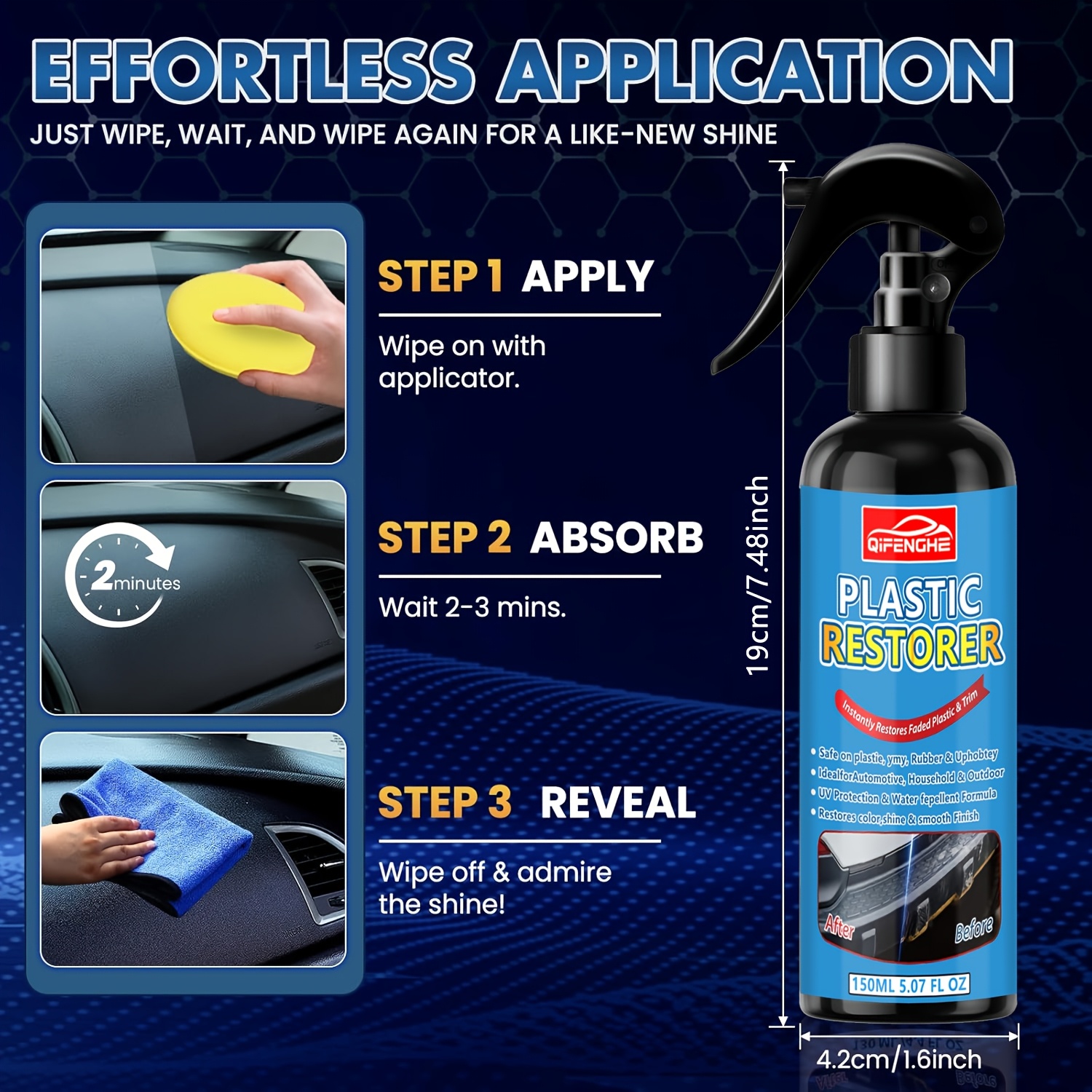 Black Trim And Plastic Restore - Trim Restorer Plastic incelemesi ve fiyatı