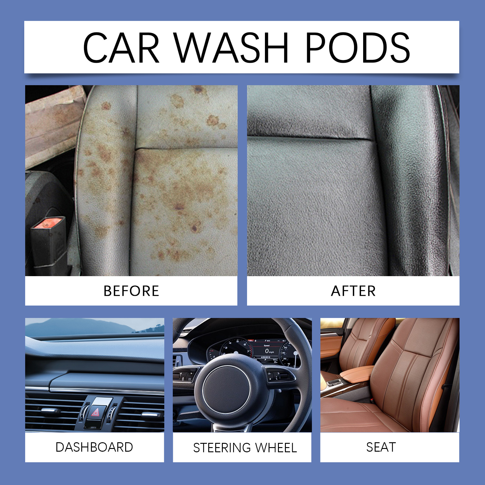 100ml Car Interior Foam Cleane - Leather Cleaner Interior incelemesi ve fiyatı
