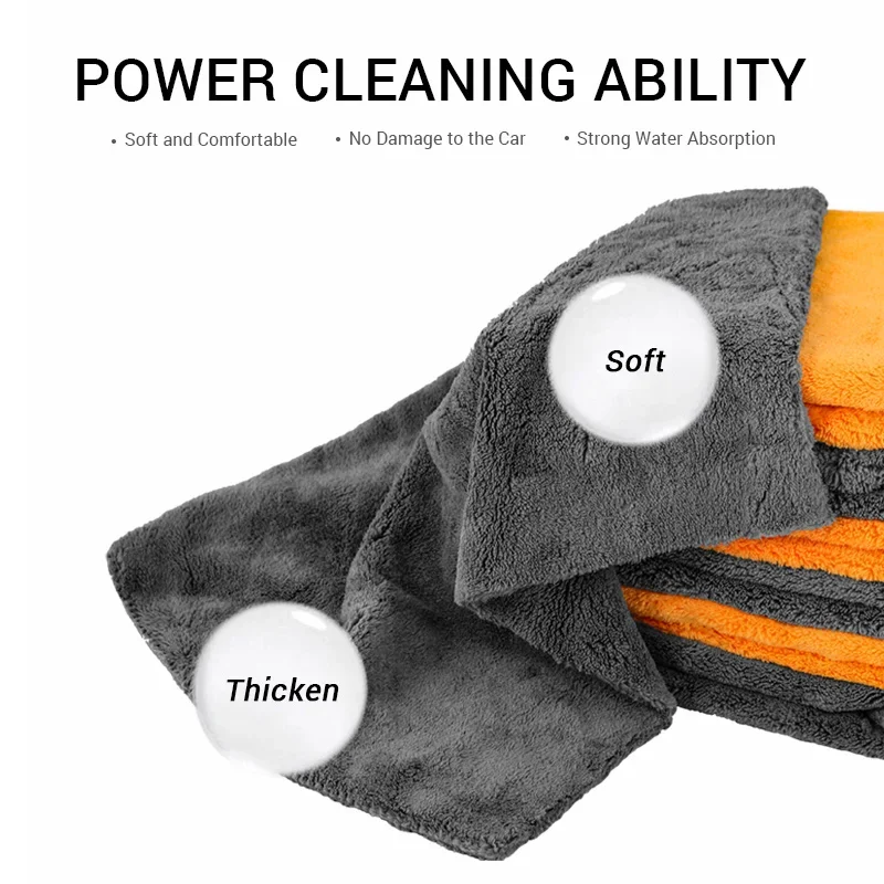 New 1/2/6/9 Packs 300GSM Car T - Microfiber Towel Detailing incelemesi ve fiyatı