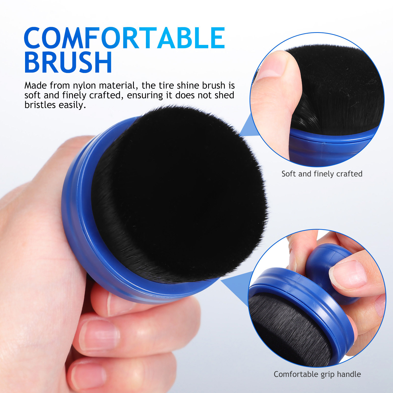 1Set Tire Shine Applicator Bru - Car Cleaning Brush incelemesi ve fiyatı