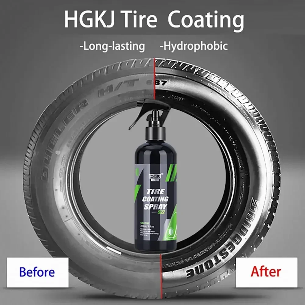 HGKJ S22 Car Tire Gloss Spray, - Tire Shine Spray Sealant incelemesi ve fiyatı