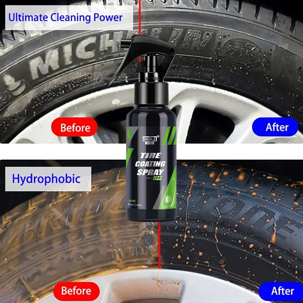 HGKJ S22 Car Tire Gloss Spray, - Tire Shine Spray Sealant incelemesi ve fiyatı