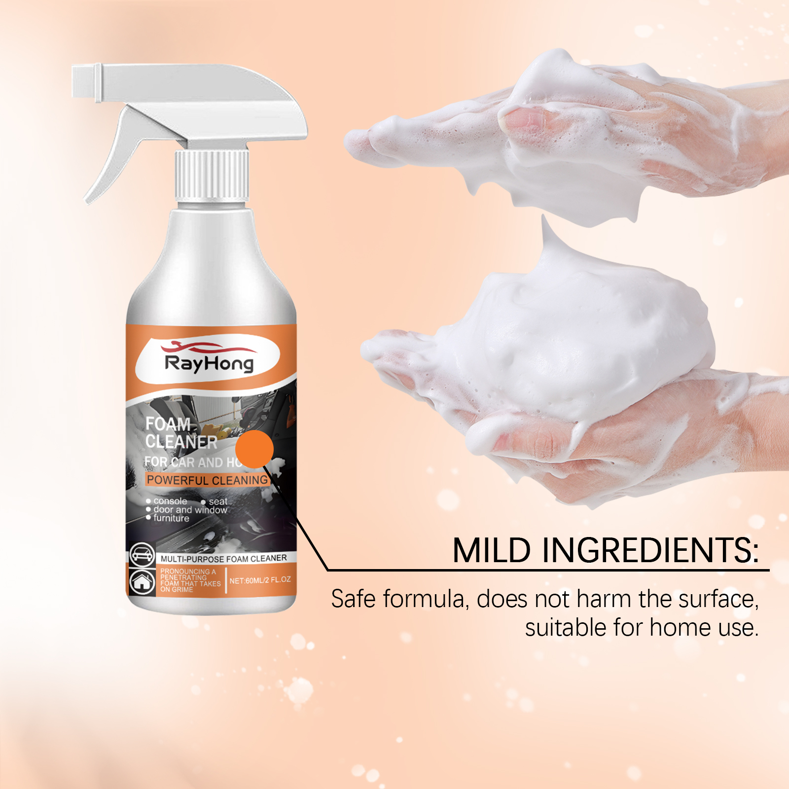Car Interior Foam Cleaner Mult - Leather Cleaner Interior incelemesi ve fiyatı