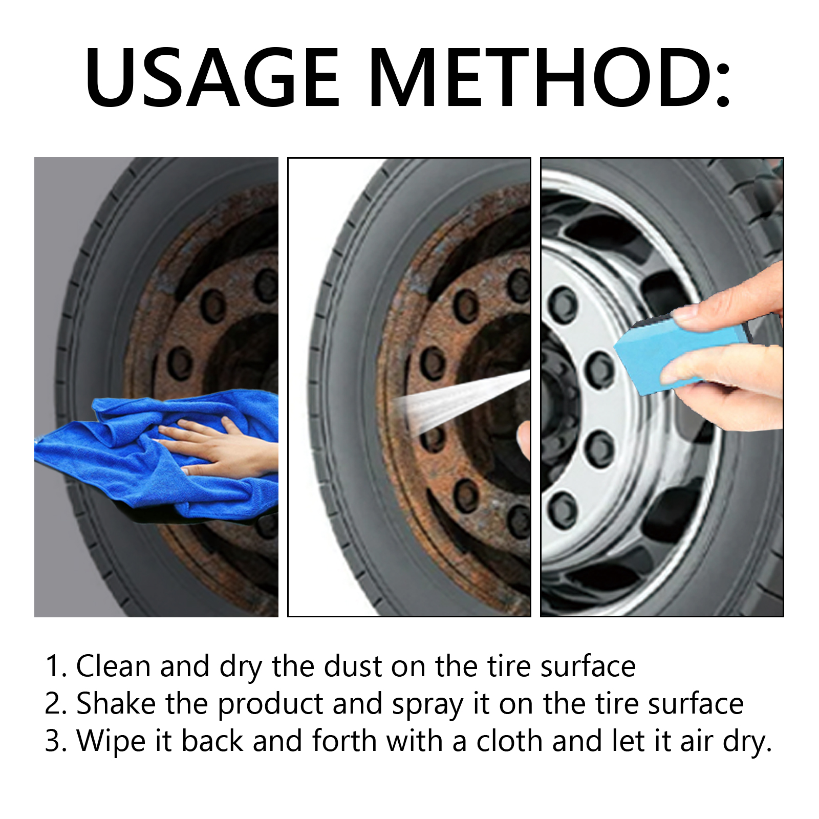 Car Tire Shine Coating Spray C - Tire Shine Spray Sealant incelemesi ve fiyatı