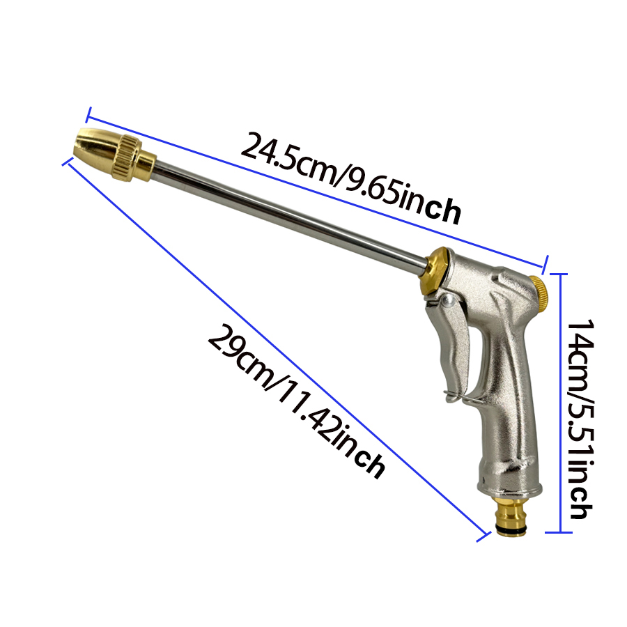 1PC Metal High-Pressure Long R - Pressure Washer Foam Gun incelemesi ve fiyatı