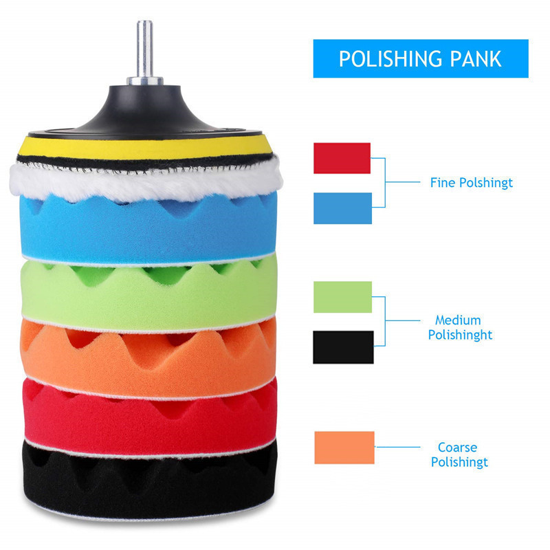 8Pcs Car Polishing Pads Kit 3/ - Polish Pad Set Buffer incelemesi ve fiyatı