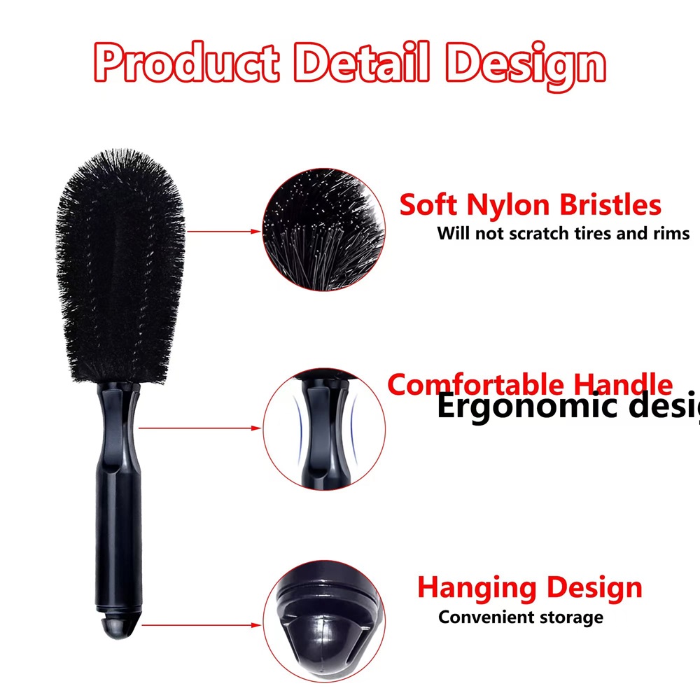 Car Wheel Brush Soft Bristle T - Wheel Cleaner Alloy incelemesi ve fiyatı