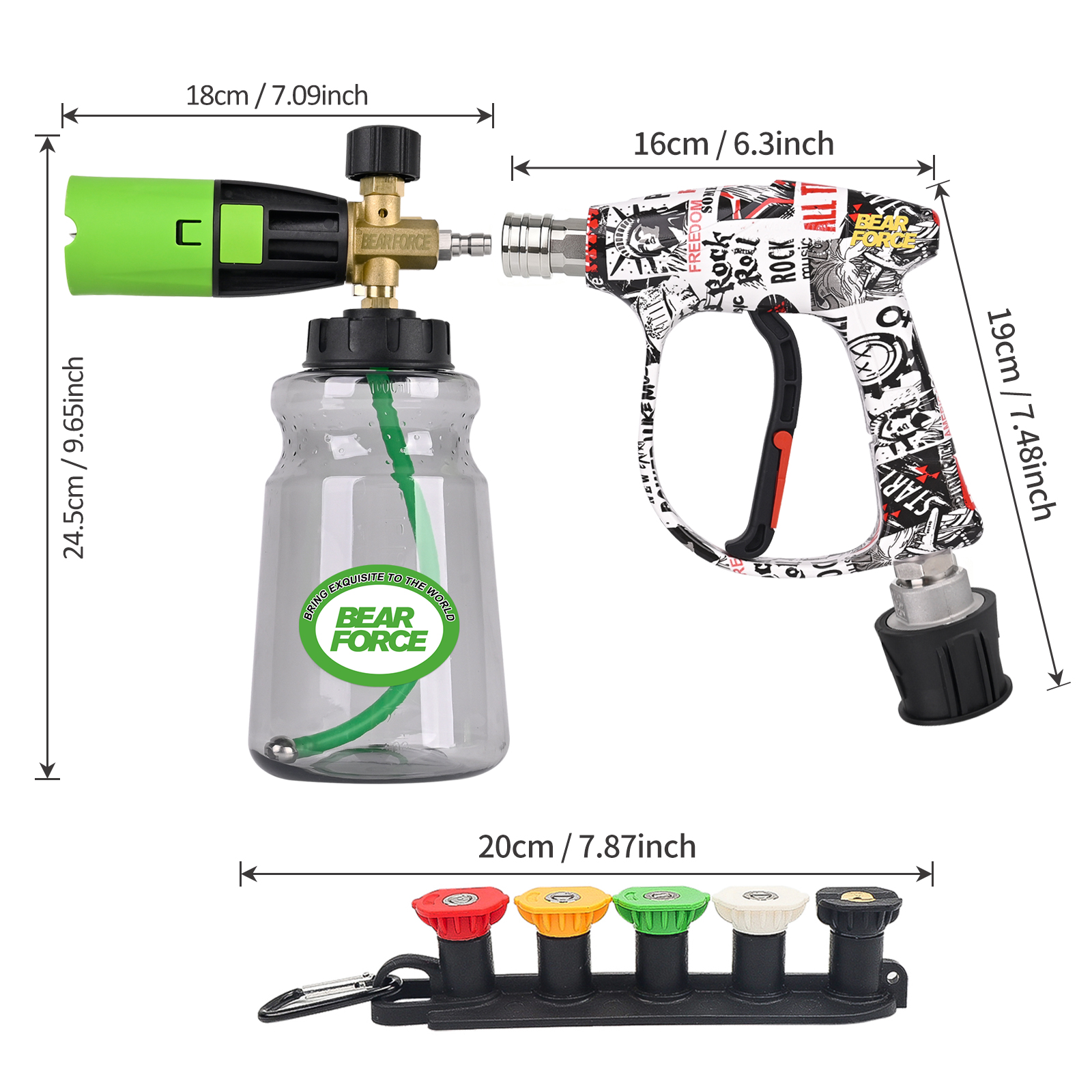 BEAR FORCE Pressure Washer Foa - Foam Cannon Car Wash incelemesi ve fiyatı